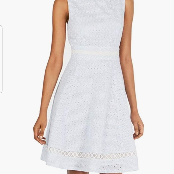 Calvin Klein Dresses & Skirts - White Calvin Klein Eyelet Dress 🐇🐣